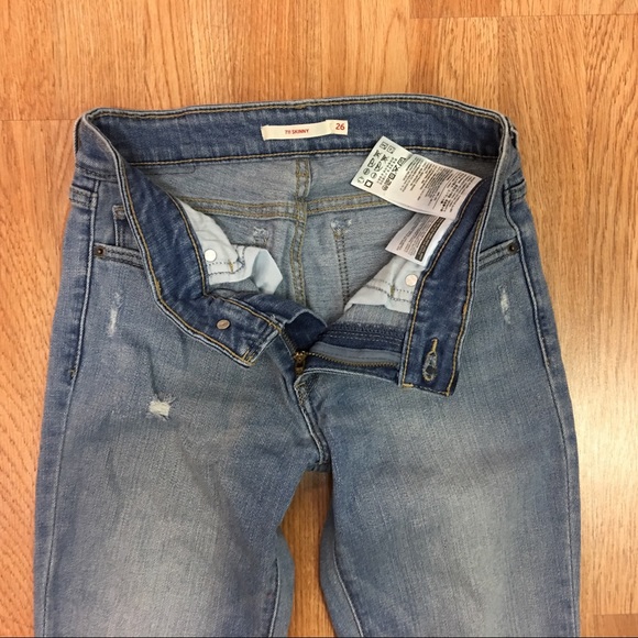 Levi’s 711 Skinny Jeans Sz 26 - Picture 5 of 7